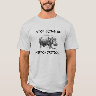 そうカバ重大でおもしろいなカバのTシャツがあることをストップ Tシャツ