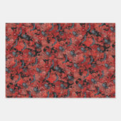 そう不気味!ハロウィーンスカルスパイダーズゴシック ラッピングペーパーシート (正面3)