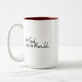 そう世界愛される神のため ツートーンマグカップ (左)