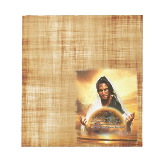 そう世界愛される神のため。選択 ノートパッド (正面)