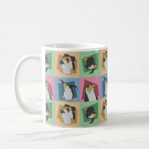 そう多くのペンギン! コーヒーマグカップ