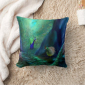 そう多くの孔雀の芸術デザイナー枕 クッション (ブランケット)