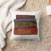 そう多くの本そう少し時間の読者の心地よい枕 クッション (ブランケット)