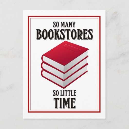 そう多くの本屋、そう少し時間 ポストカード (正面)
