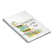 そう多くの本、そう少し時間のノート ノートブック (右側)