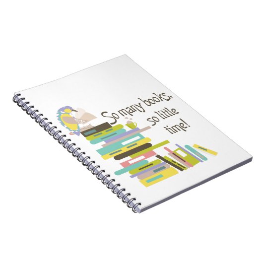 そう多くの本、そう少し時間のノート ノートブック (右側)