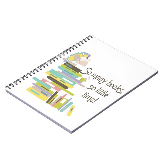 そう多くの本、そう少し時間のノート ノートブック (左側)