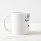 そう多くの本、そう少し時間 コーヒーマグカップ (左)