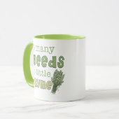 そう多くの雑草のおもしろいな園芸マグ マグカップ (正面左)