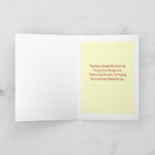 そう大いに感謝していして下さい! サンキューカード (内部)