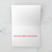 そう少し時間と遊ぶべきそう多くのオーナメント シーズンカード (内部)