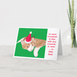 そう少し時間と遊ぶべきそう多くのオーナメント シーズンカード