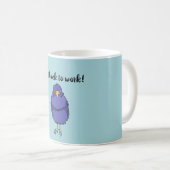 そう幸せなない鳥の写真が付いているコーヒー・マグ コーヒーマグカップ (正面右)