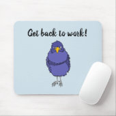 そう幸せなない鳥の写真とのマウスパッド マウスパッド (マウス)