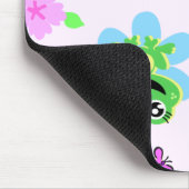 そう幸せなカエルのプリント マウスパッド (コーナー)