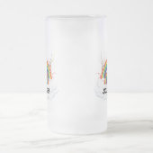 そう強い二重虹 フロストグラスビールジョッキ (中央)