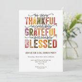 そう感謝の秋ディナーパーティー 招待状 (スタンド正面)