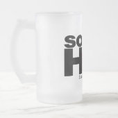 そう熱いマグ-スタイル及び色を選んで下さい フロストグラスビールジョッキ (左)