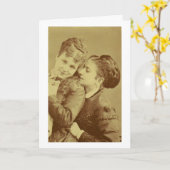 そう甘いレズビアンのヴィンテージの挨拶状です カード (黄色い花)