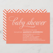 そう甘い%PIPE%のベビーシャワーの招待状 招待状 (正面/裏面)