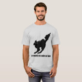 そう穏やかなない猫のワイシャツ Tシャツ (正面フル)