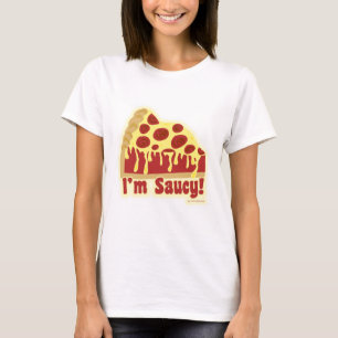 そう粋で深いピザ Tシャツ