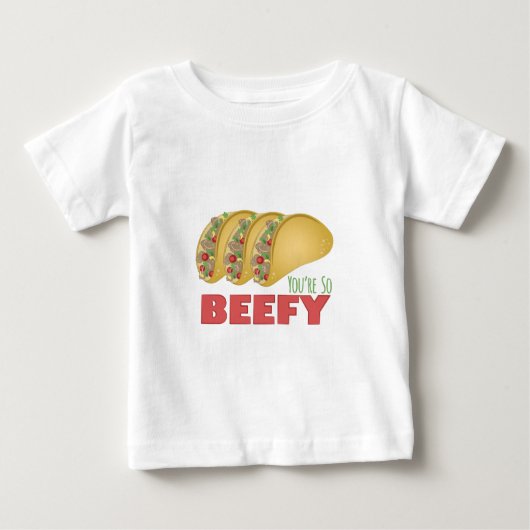 そう肉付きがよいい ベビーTシャツ (正面)