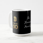 そう言っただろう、Bitcoin Ultimate Cryptoの復帰 コーヒーマグカップ (正面左)