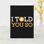 そう言ったろう カード (黄色い花)