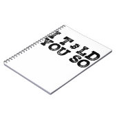 そう言ったろう ノートブック (左側)