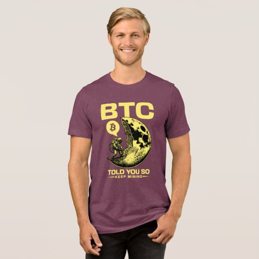 "そう言った" Bitcoin OG Ultimate HODLer Flex トライブレンドＴシャツ (正面全面)