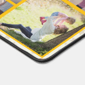 そう賛美で、感謝の写真コラージュのデスクマット デスクマット (コーナー)