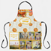 そう賛美で、感謝の家族の写真コラージュ エプロン (正面)