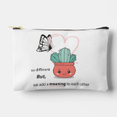 そう違う、完璧な一緒に – かわいいカップル アクセサリーポーチ (正面)