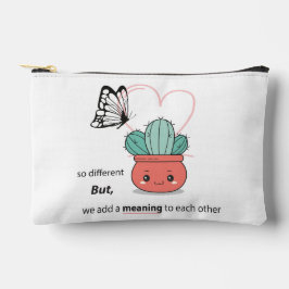 そう違う、完璧な一緒に – かわいいカップル アクセサリーポーチ