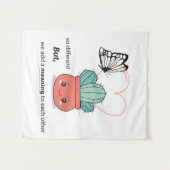 そう違う、完璧な一緒に – かわいいカップル タペストリー (正面(横))