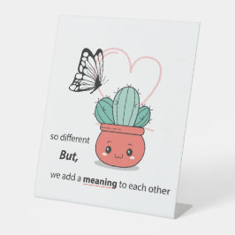 そう違う、完璧な一緒に – かわいいカップル 台座サイン