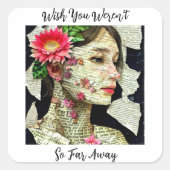 そう遠くにいなかったらいいのに遠くに スクエアシール (正面)