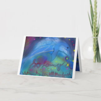 そう長くおよびすべての魚への感謝 サンキューカード