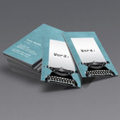 「そう。」 ヴィンテージタイプライターターコイズライター 名刺