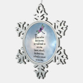 そう"愛されるトンボ" スノーフレークピューターオーナメント (右)