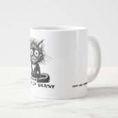 そう、私は狂ってる ジャンボコーヒーマグカップ (正面右)
