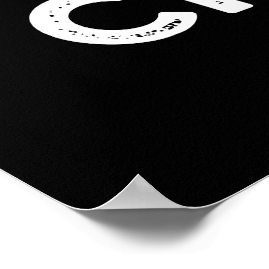 そうCirrrus天気の雲のプンおもしろいダークBGしない ポスター (角)