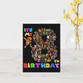 そおもしろいの第8誕生日ブライタリアンインロットミームボ カード (黄色い花)