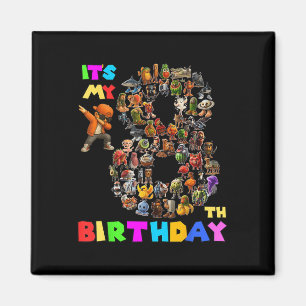 そおもしろいの第8誕生日ブライタリアンインロットミームボ マグネット