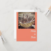 そこつるでオランウータンのグリーティングカード カード (正面/裏面インサイチュ)