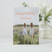 そこで双子の人のためのハッピーバースデー カード (スタンド正面)