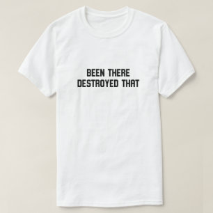 そこで破壊された Tシャツ