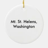 そこにあっているMt. St.ヘレンそれされる セラミックオーナメント (裏面)