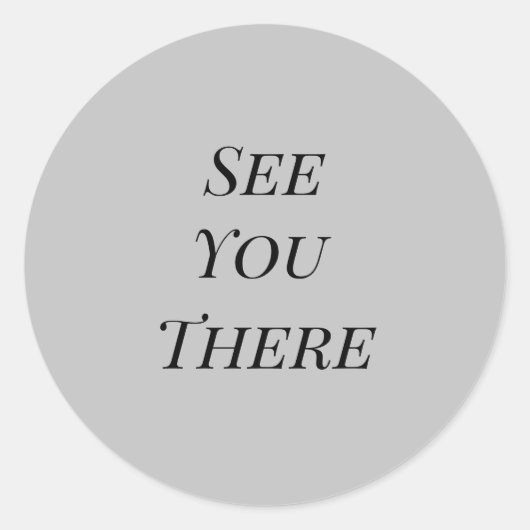 そこにあなたが封筒ステッカー ラウンドシール (正面)